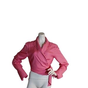 Dana Buchman‎  Wrap Around Pink Blouse